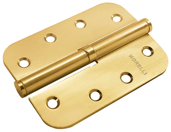 Петля карточная разъемная MSND-C 100X70X2.5 SG L с подшипником стальная левая, врезная, цвет матовое золото фото купить Ставрополь
