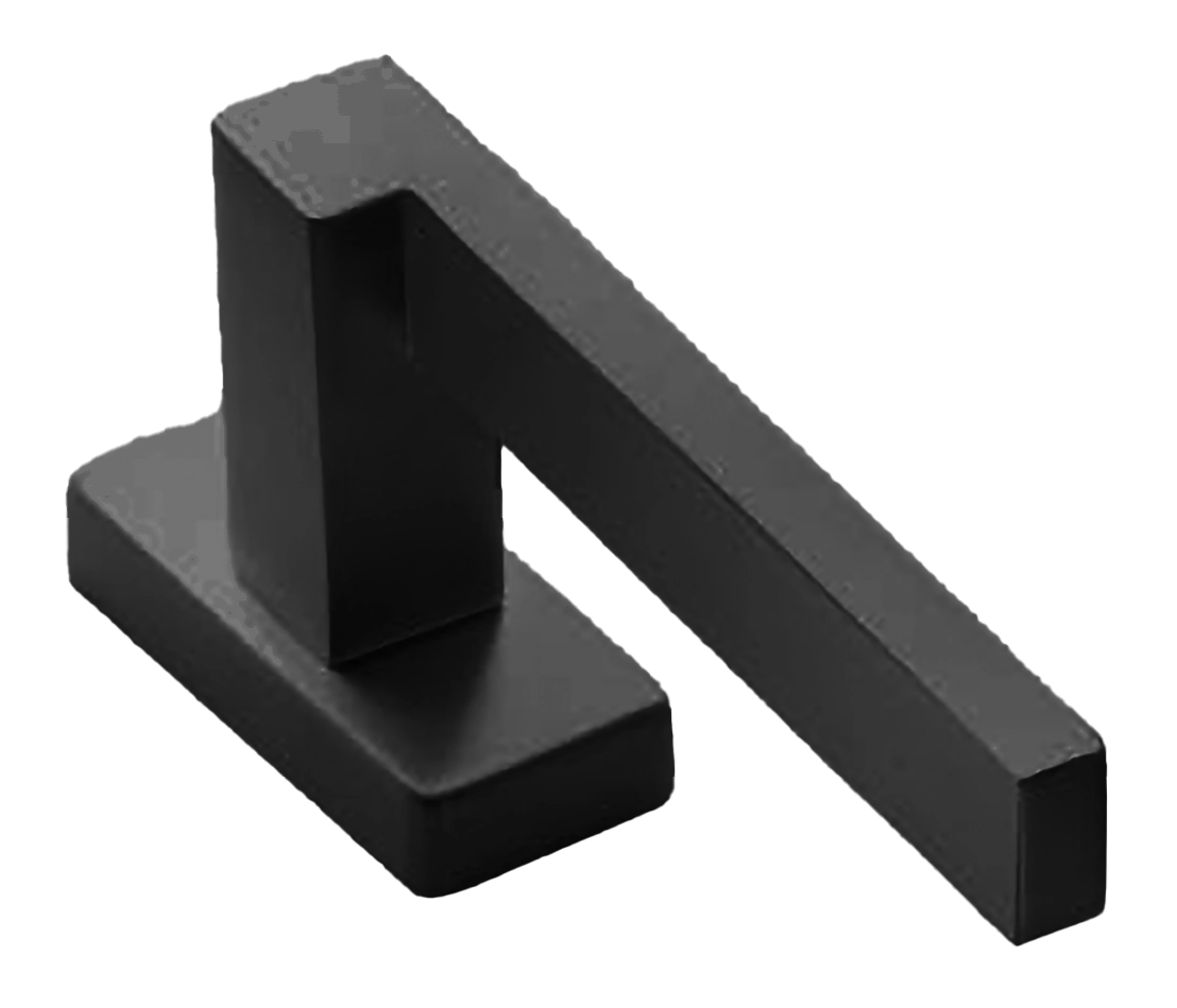 Ручка оконная STONE W1 NERO, цвет - черный фото купить Ставрополь