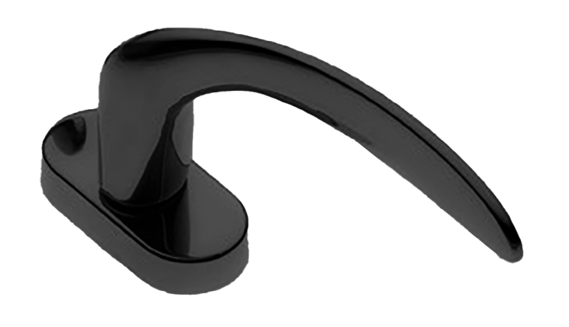 Ручка оконная COBRA W1 NERO, цвет - черный фото купить Ставрополь
