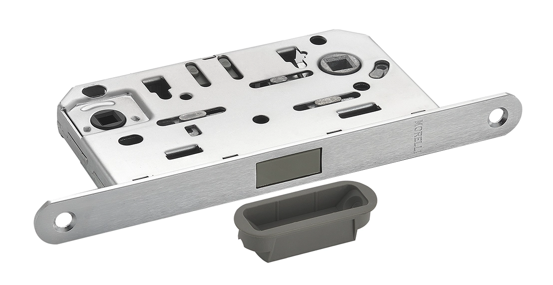 Защелка межкомнатная M1895 SSC магнитная, сантехническая, цвет суперматовый хром фото 2 Защелка межкомнатная M1895 SSC магнитная, сантехническая, цвет суперматовый хром фото купить в Ставрополе