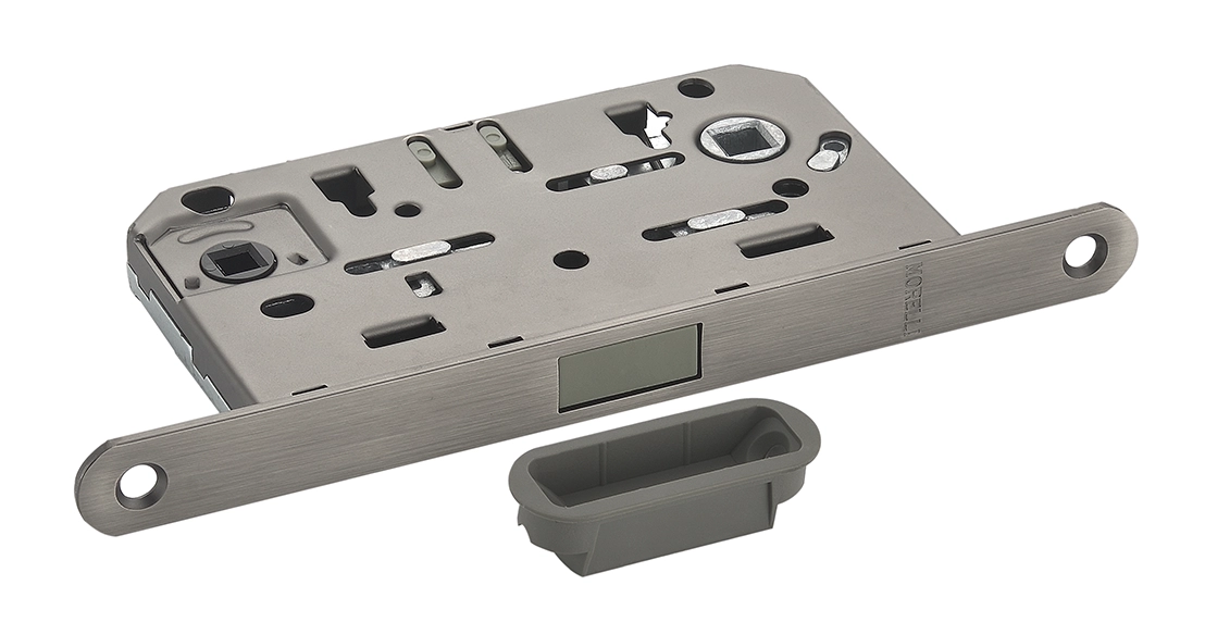 Защелка межкомнатная M1895 GR магнитная, сантехническая, цвет графит фото купить в Ставрополе