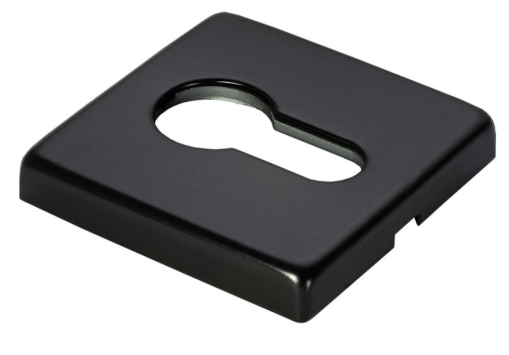Накладка под евроцилиндр LUX-KH-S5 NERO-ST, цвет - черный soft-touch фото купить Ставрополь