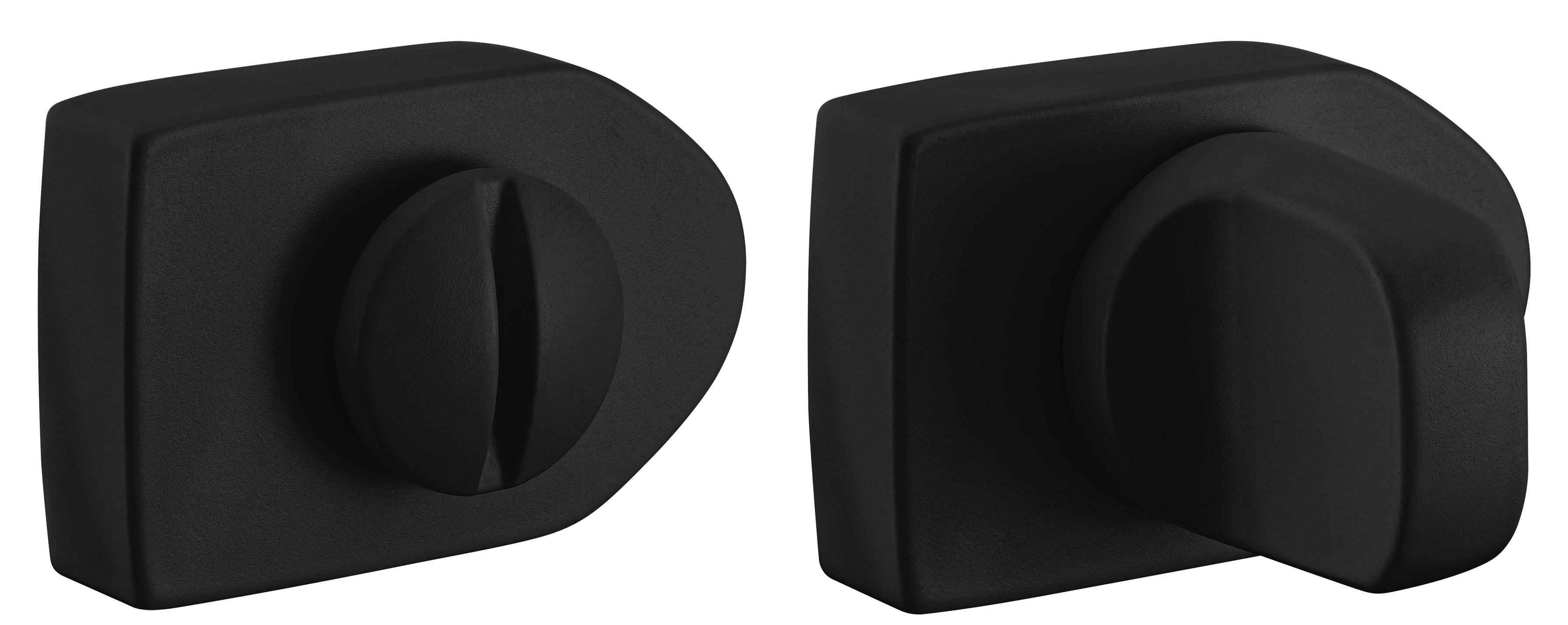 Завертка сантехническая LUX-WC-SH NERO-ST цвет - черный soft-touch фото купить Ставрополь