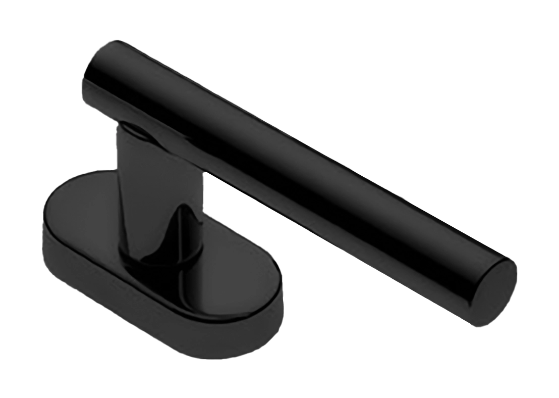Ручка оконная CALLA W1 NERO, цвет - черный фото купить Ставрополь
