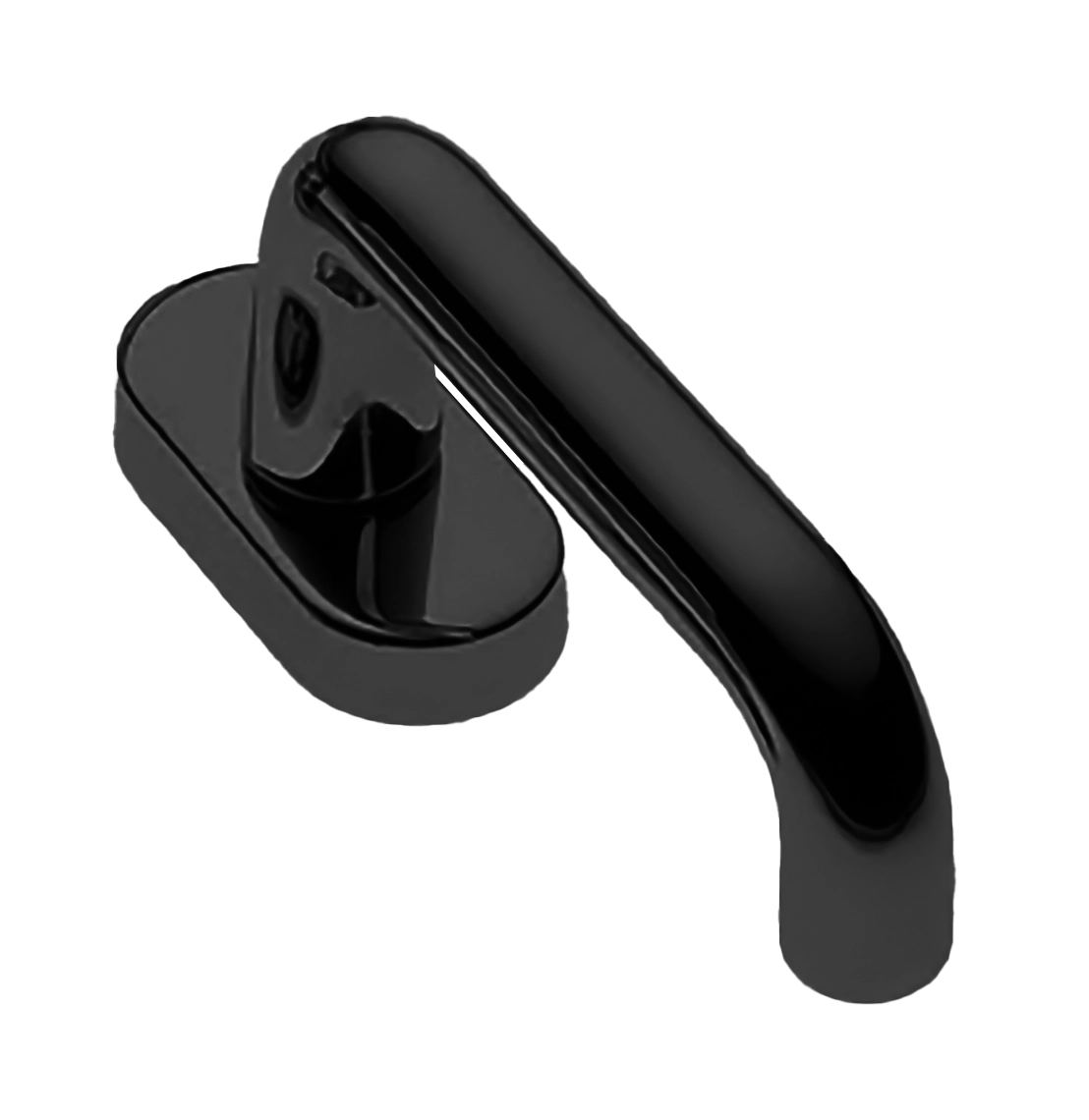 Ручка оконная IRIS W1 NERO, цвет - черный фото купить Ставрополь