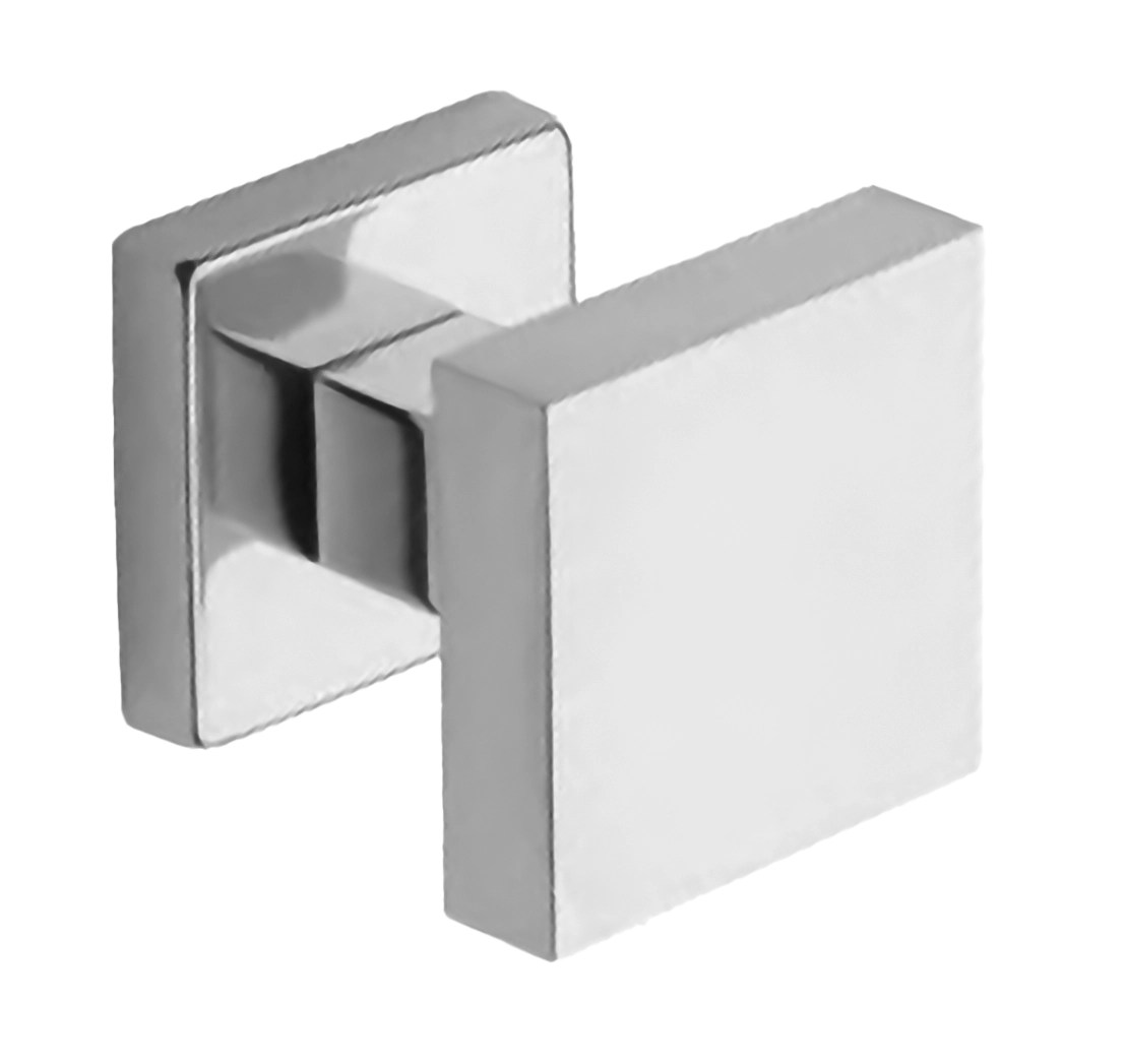 Поворотный кноб ART.QU30 CRO на квадратной розетке с накладкой, цвет - хром фото купить Ставрополь
