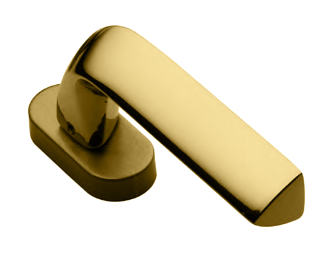 Ручка оконная MATRIX W1 OTL, цвет - золото фото купить Ставрополь