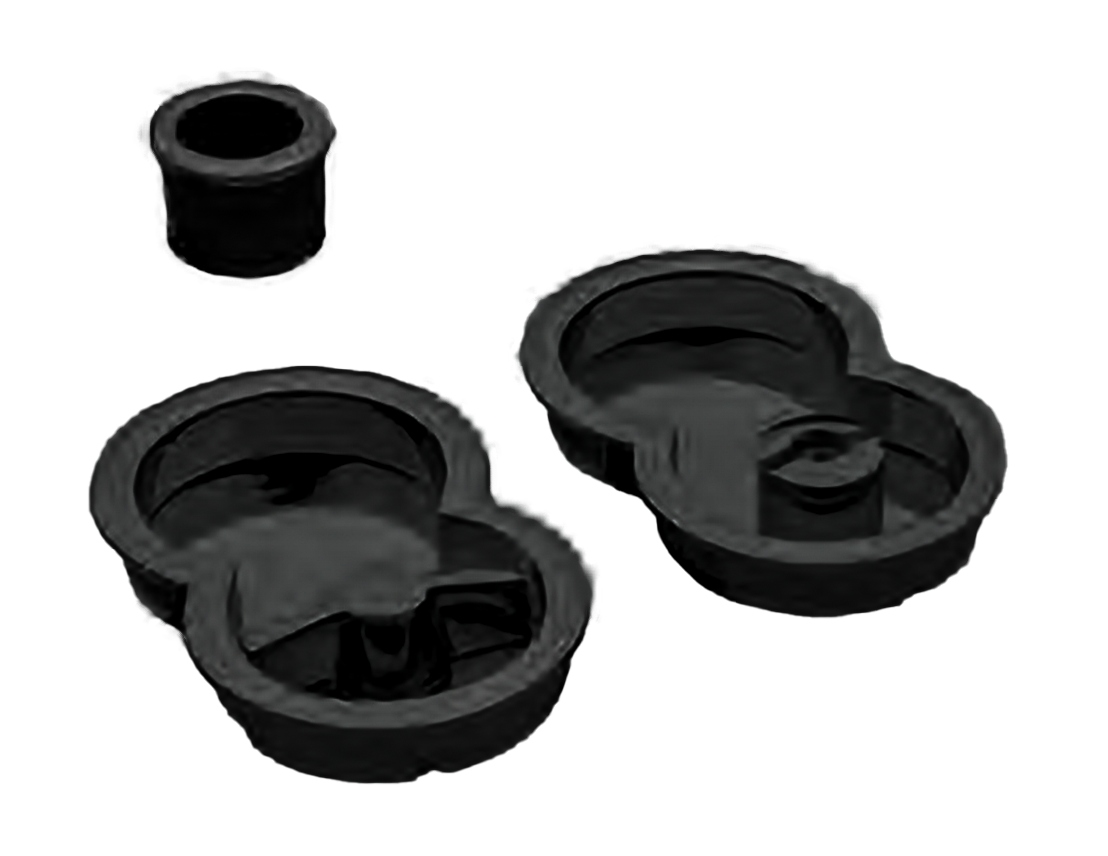 Комплект ручек INFINITY ART.85/A NERO с заверткой для раздвижной двери с торцевой ручкой, цвет - черный фото купить Ставрополь