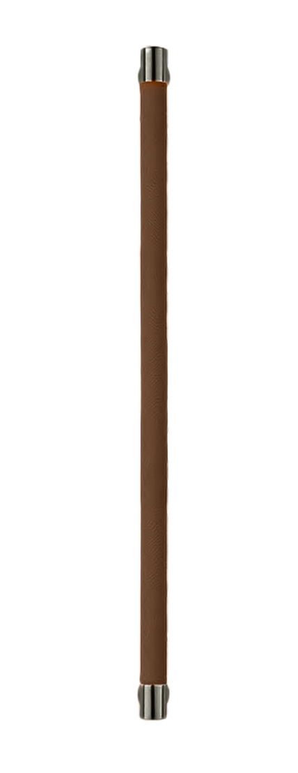 Ручка-скоба HIDE LEATHER PH/B ANT/TESTA DI MORO, цвет - антрацит/темно-коричневый фото купить Ставрополь