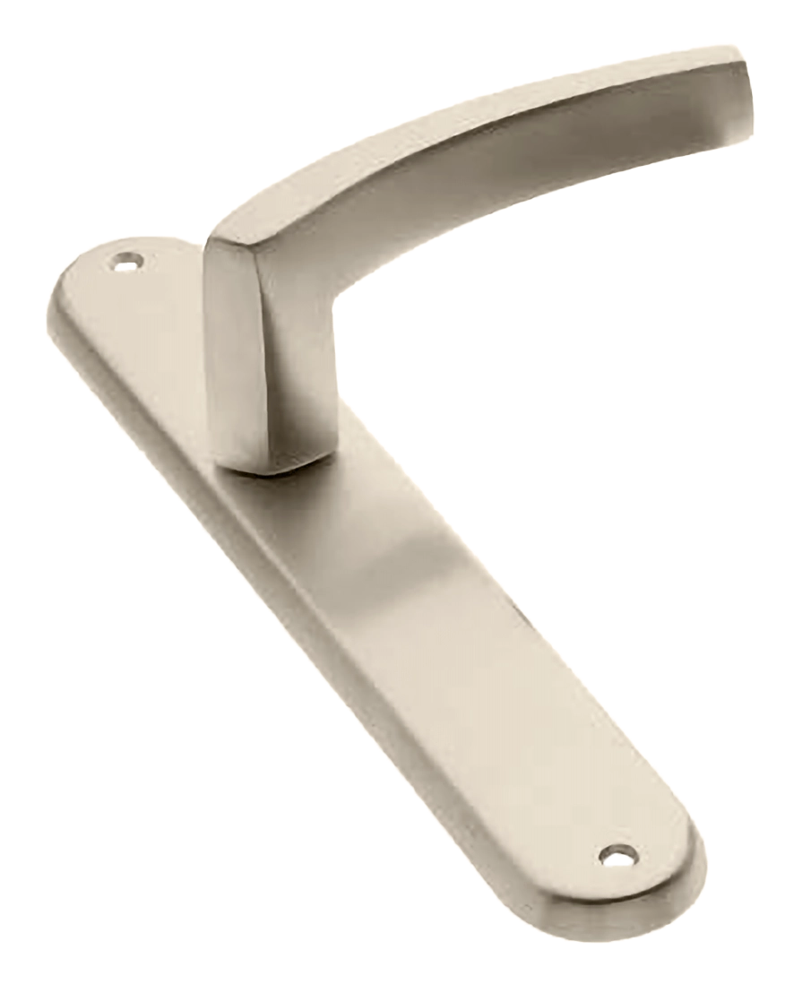 Ручка дверная на планке WIND PL NIS, цвет матовый никель, латунь фото купить в Ставрополе