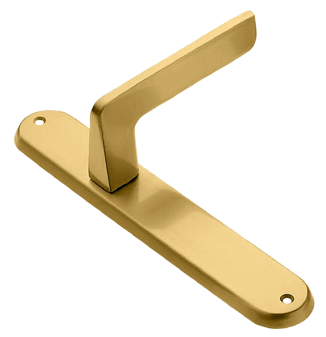 Ручка дверная на планке ROCK PL OSA, цвет матовое золото, латунь фото купить в Ставрополе