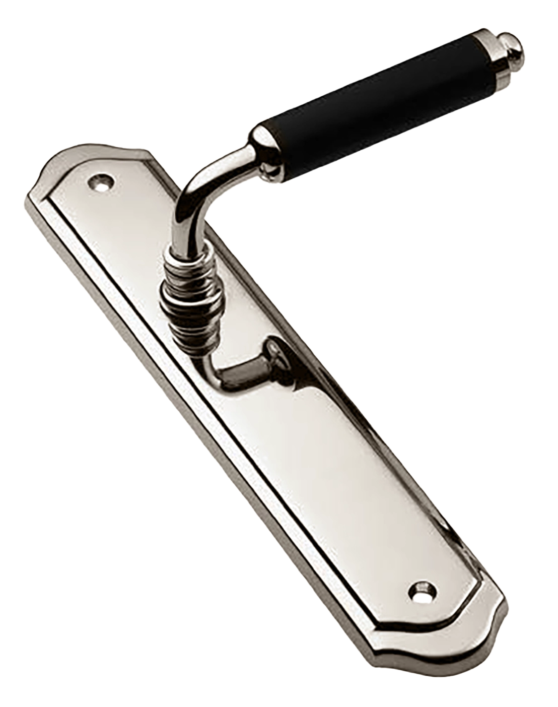 Ручка дверная на планке RIVA PL NIK, цвет никель, латунь фото купить в Ставрополе