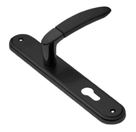 Ручка дверная на планке SAIL PL NERO, цвет черный, латунь фото купить в Ставрополе