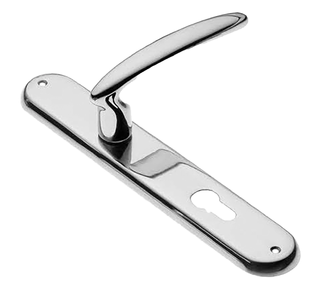 Ручка дверная на планке FLAMINGO PL CRO, цвет хром, латунь фото купить в Ставрополе