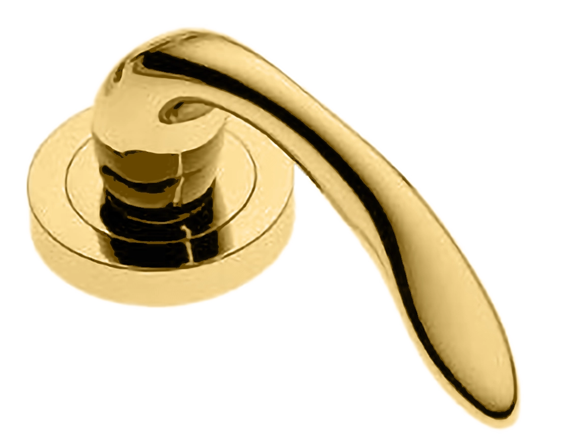 Ручка оконная LEON W1 OTL, цвет - золото фото купить в Ставрополе