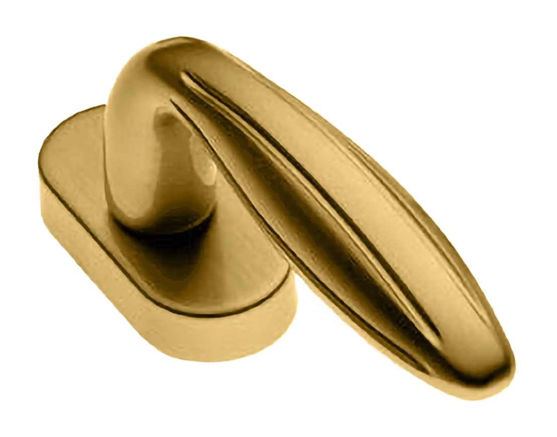 Ручка оконная BUD W1 OSA, цвет - матовое золото фото купить в Ставрополе