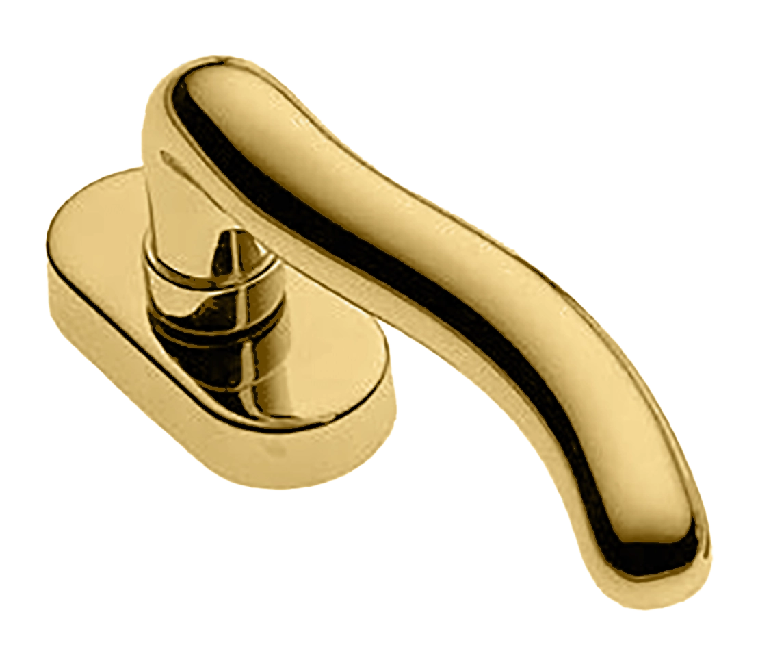 Ручка оконная SNAKE W1 OTL, цвет - золото фото купить в Ставрополе