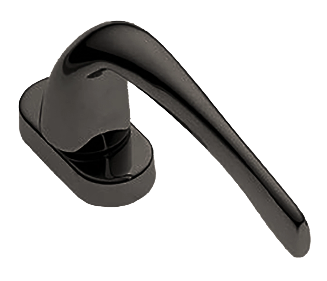 Ручка оконная LE MANS W1 NIN на прямоугольной розетке с 4-х позицион. механизмом, цвет черный никель, латунь фото купить в Ставрополе