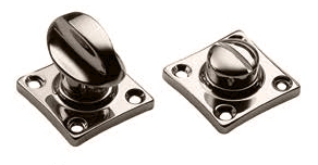 LUX-WC-RIVA NIK, завертка сантехническая на квадратной розетке для ручки RIVA, цвет - никель фото купить в Ставрополе