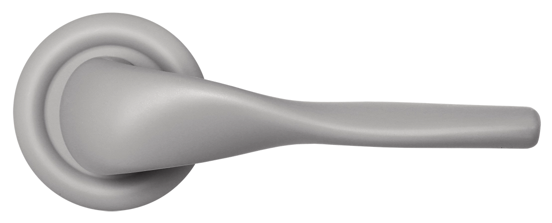 Ручка дверная LVB R7 SMI на круглой розетке, цвет Весенняя дымка/Spring Mist фото купить в Ставрополе