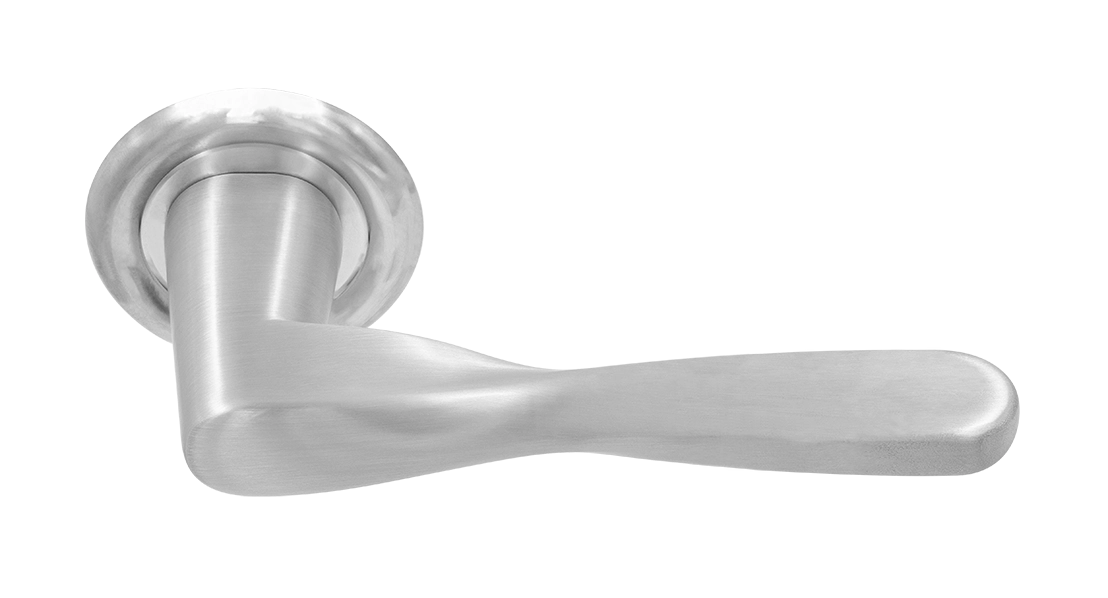 Ручка дверная THE OLYMPICS R7 WF на круглой розетке, цвет Зимняя стужа/Winter Frost фото купить Ставрополь