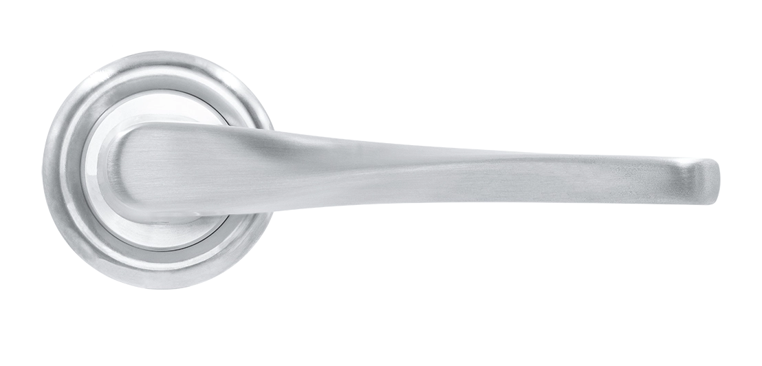 Ручка дверная THE OLYMPICS R7 WF на круглой розетке, цвет Зимняя стужа/Winter Frost фото купить в Ставрополе