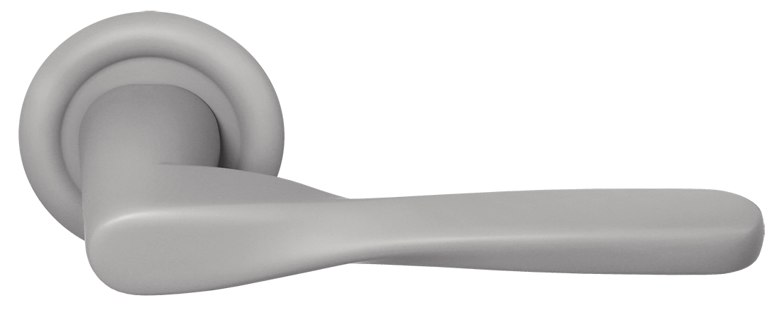 Ручка дверная THE OLYMPICS R7 SMI на круглой розетке, цвет Весенняя дымка/Spring Mist фото купить Ставрополь