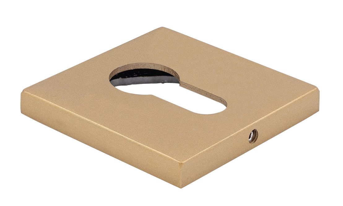 Накладка на замок MH-KH-S6 FTG под евроцилиндр, цвет матовое итальянское золото фото купить Ставрополь