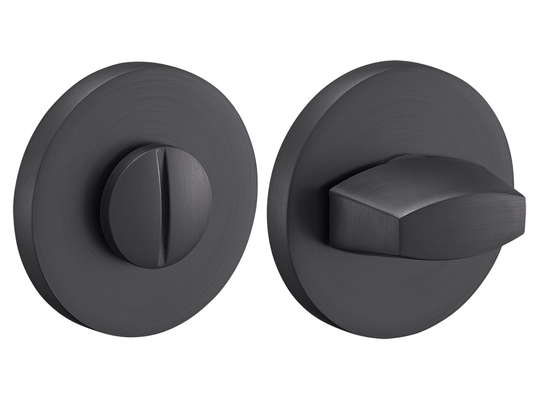 Завертка сантехническая MH-WC-R6 GR на круглой розетке, цвет графит, ЦАМ фото купить Ставрополь