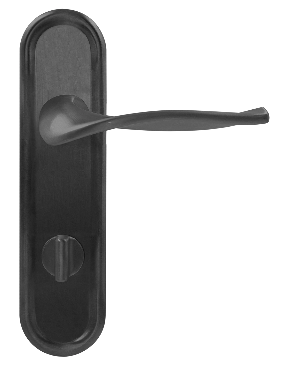 Ручка дверная SKYSCRAPER PLR WC SST на планке под сантехническую завертку, цвет Летняя гроза/Summer Storm фото купить в Ставрополе