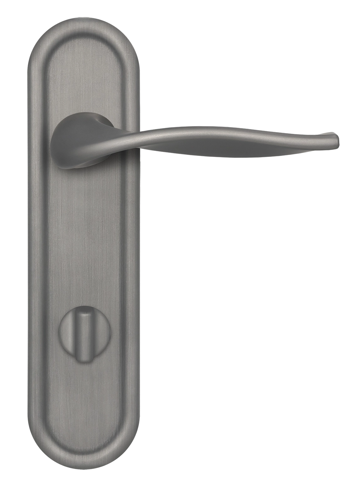 Ручка дверная SKYSCRAPER PLR WC WF на планке под сантехническую завертку, цвет Зимняя стужа/Winter Frost фото купить в Ставрополе