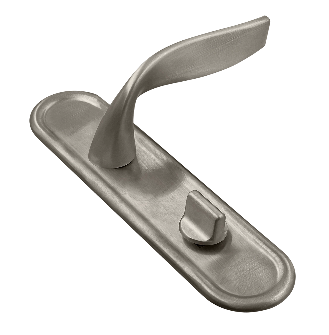 Ручка дверная SKYSCRAPER PLR WC SMI на планке под сантехническую завертку, цвет Весенняя дымка/Spring Mist фото купить Ставрополь