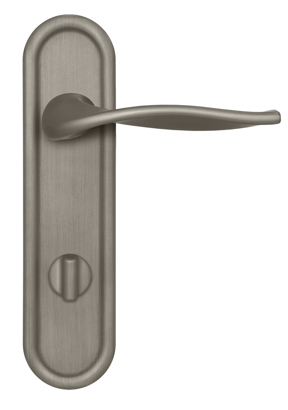 Ручка дверная SKYSCRAPER PLR WC SMI на планке под сантехническую завертку, цвет Весенняя дымка/Spring Mist фото купить в Ставрополе