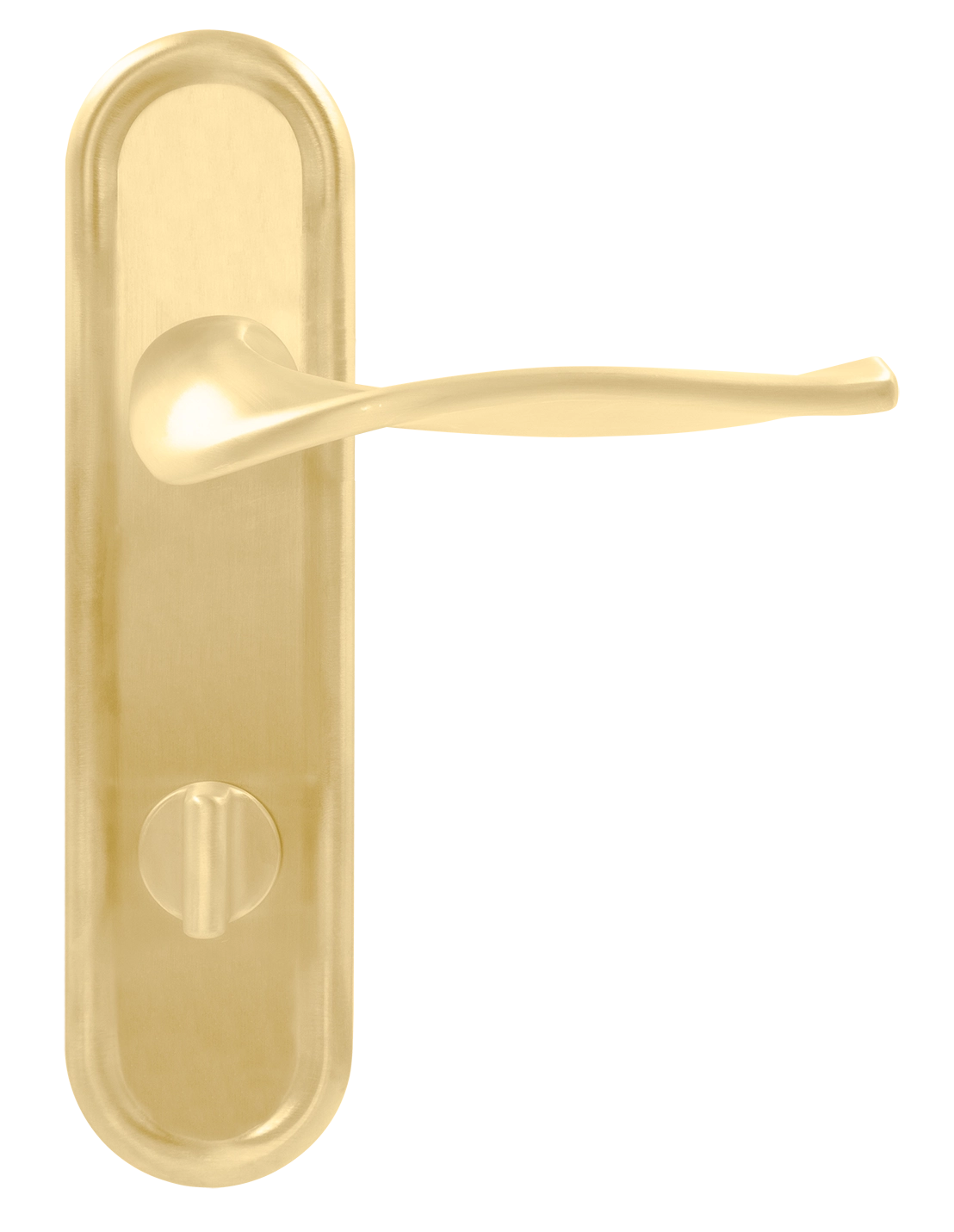 Ручка дверная SKYSCRAPER PLR WC AH на планке под сантехническую завертку, цвет Осенний мёд/Autumn Honey фото купить в Ставрополе