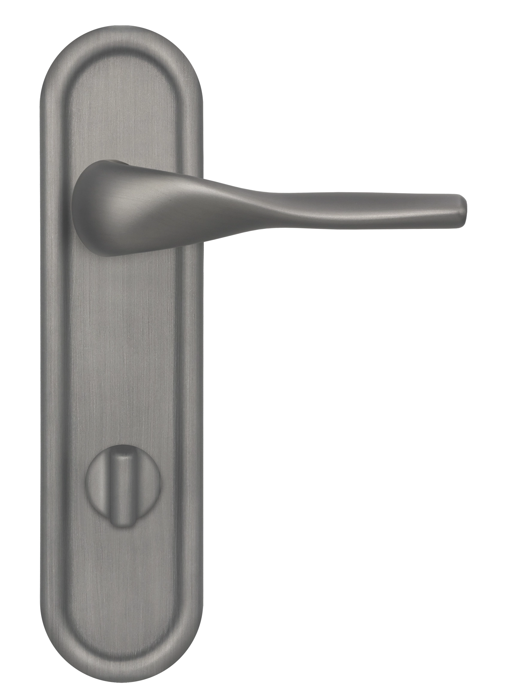 Ручка дверная LVB PLR WC WF на планке под сантехническую завертку, цвет Зимняя стужа/Winter Frost фото купить в Ставрополе