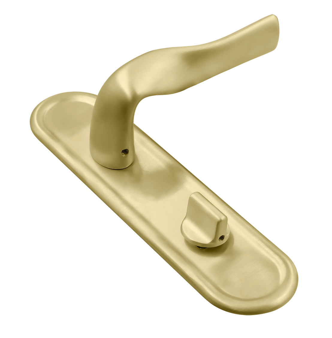 Ручка дверная LVB PLR WC AH на планке под сантехническую завертку, цвет Осенний мёд/Autumn Honey фото купить Ставрополь