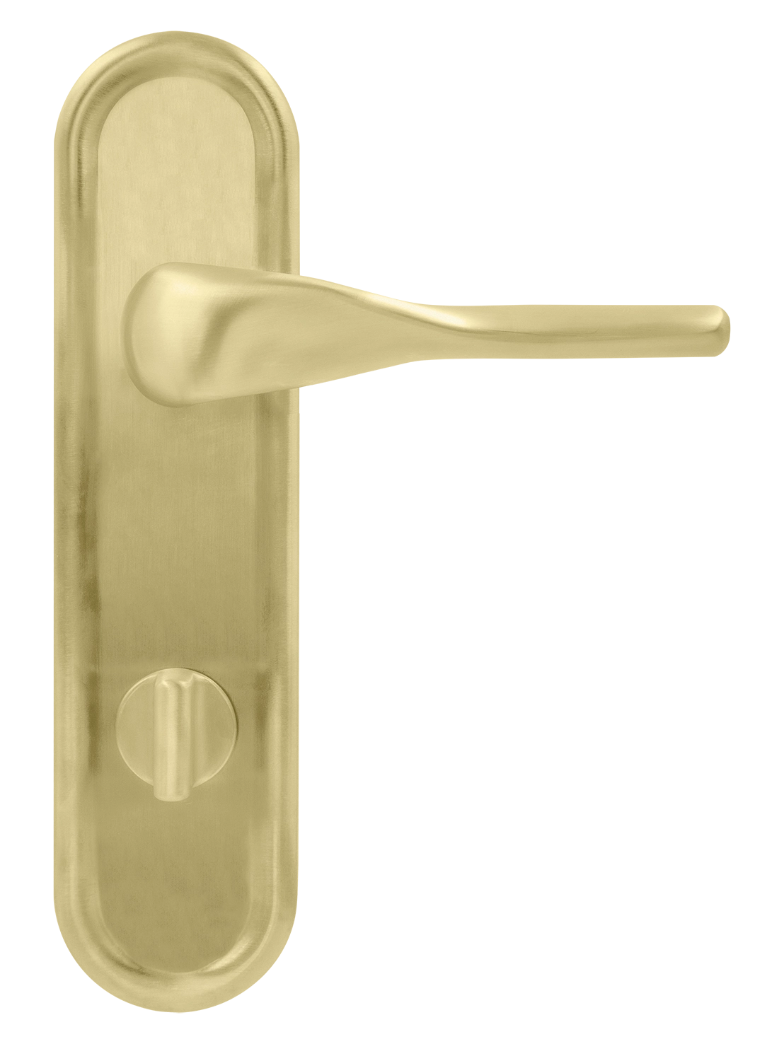 Ручка дверная LVB PLR WC AH на планке под сантехническую завертку, цвет Осенний мёд/Autumn Honey фото купить в Ставрополе