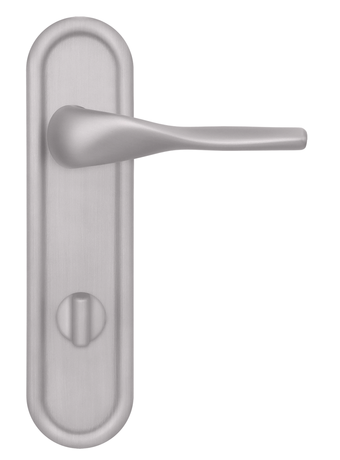 Ручка дверная LVB PLR WC SSW на планке под сантехническую завертку, цвет Стокгольмский снегопад/Stockholm Snowfall фото купить в Ставрополе