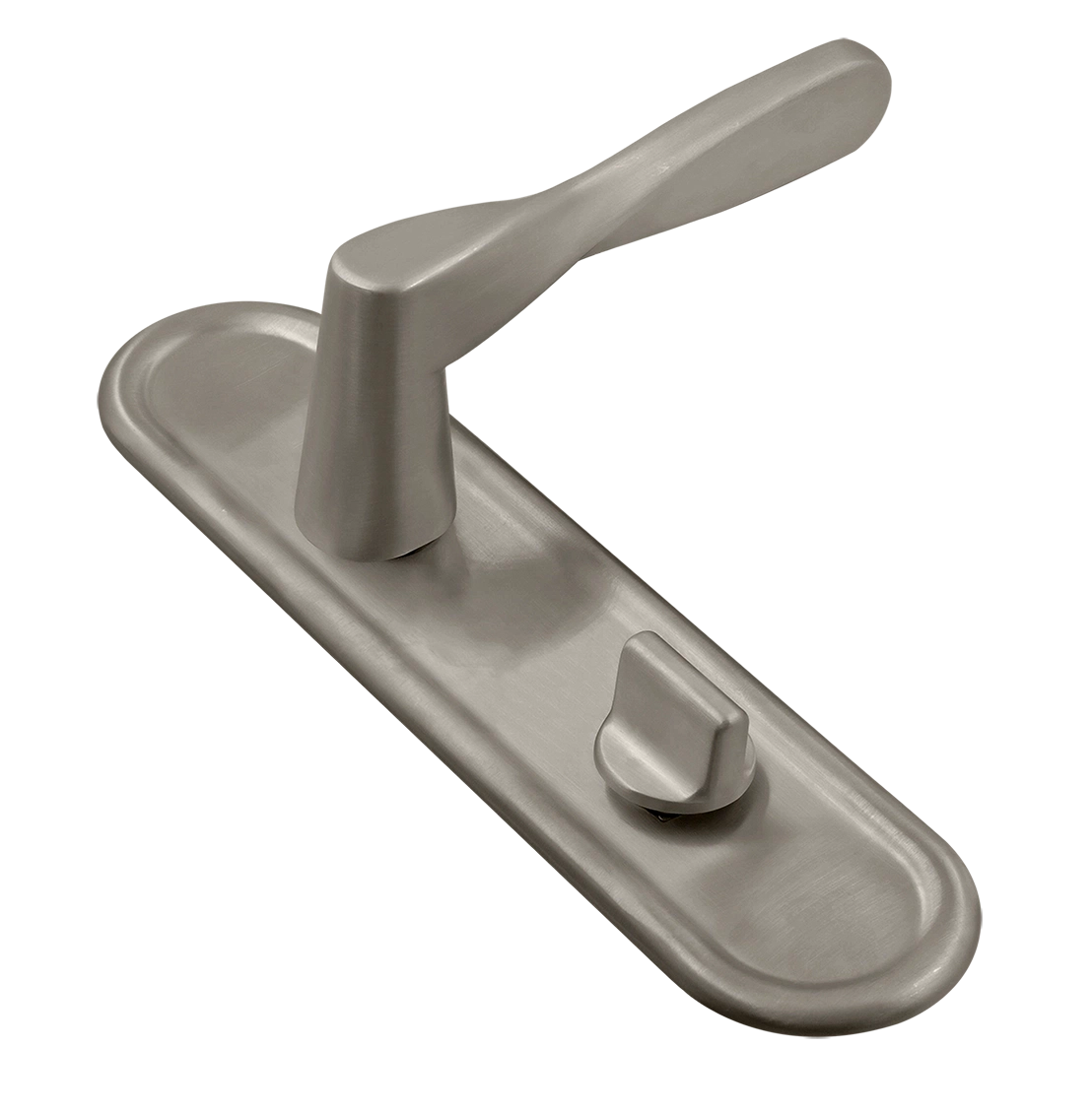 Ручка дверная THE OLYMPICS PLR WC SMI на планке под сантехническую завертку, цвет Весенняя дымка/Spring Mist фото купить Ставрополь