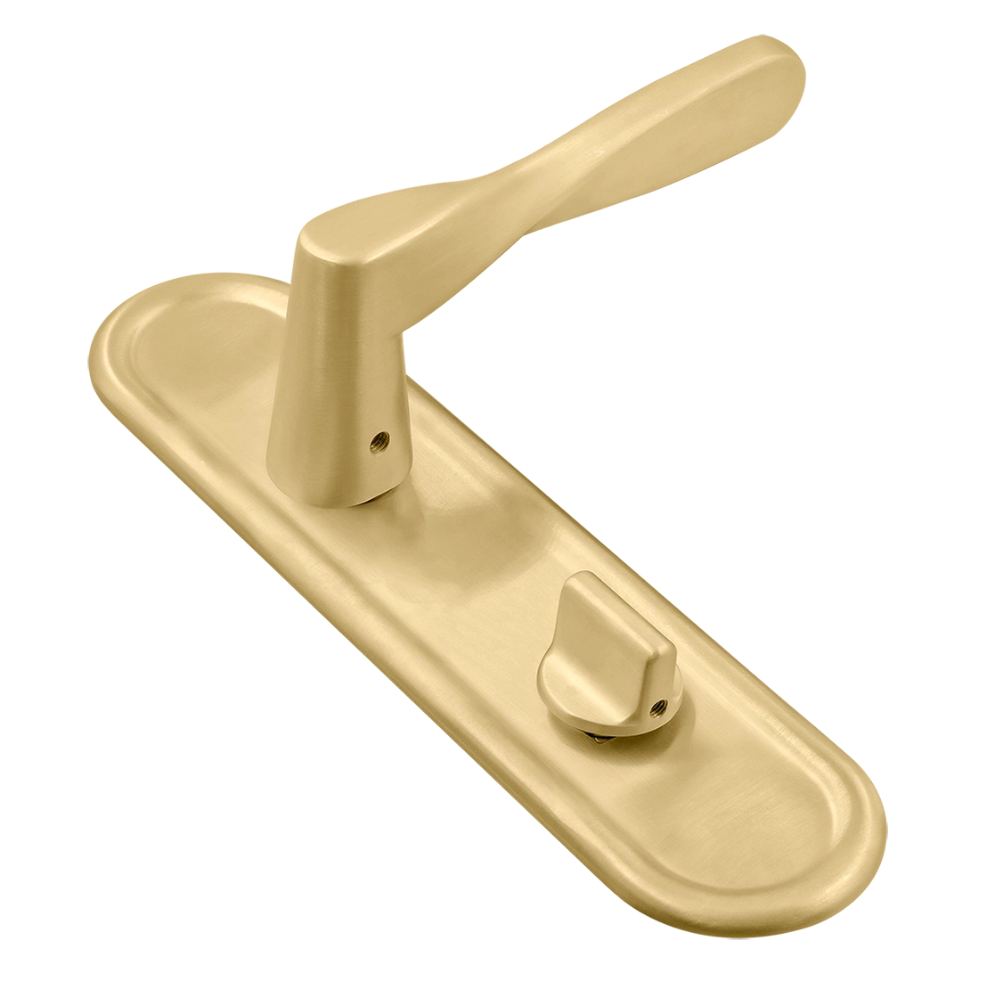 Ручка дверная THE OLYMPICS PLR WC AH на планке под сантехническую завертку, цвет Осенний мёд/Autumn Honey фото купить Ставрополь