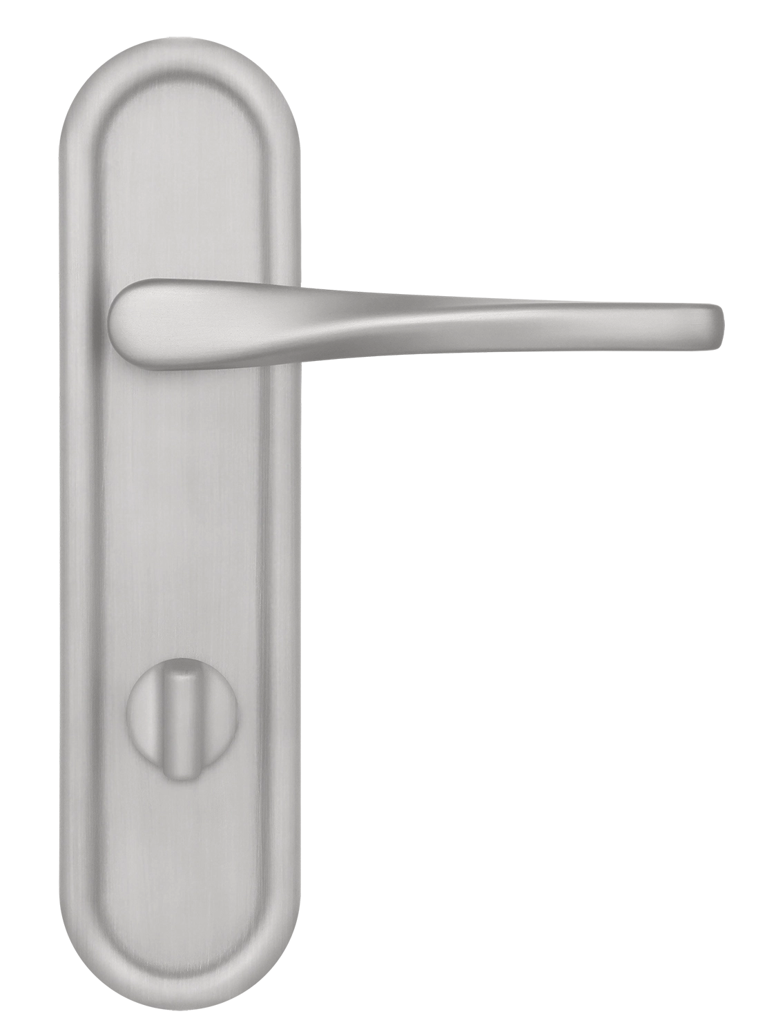 Ручка дверная THE OLYMPICS PLR WC SSW на планке под сантехническую завертку, цвет Стокгольмский снегопад/Stockholm Snowfall фото купить в Ставрополе