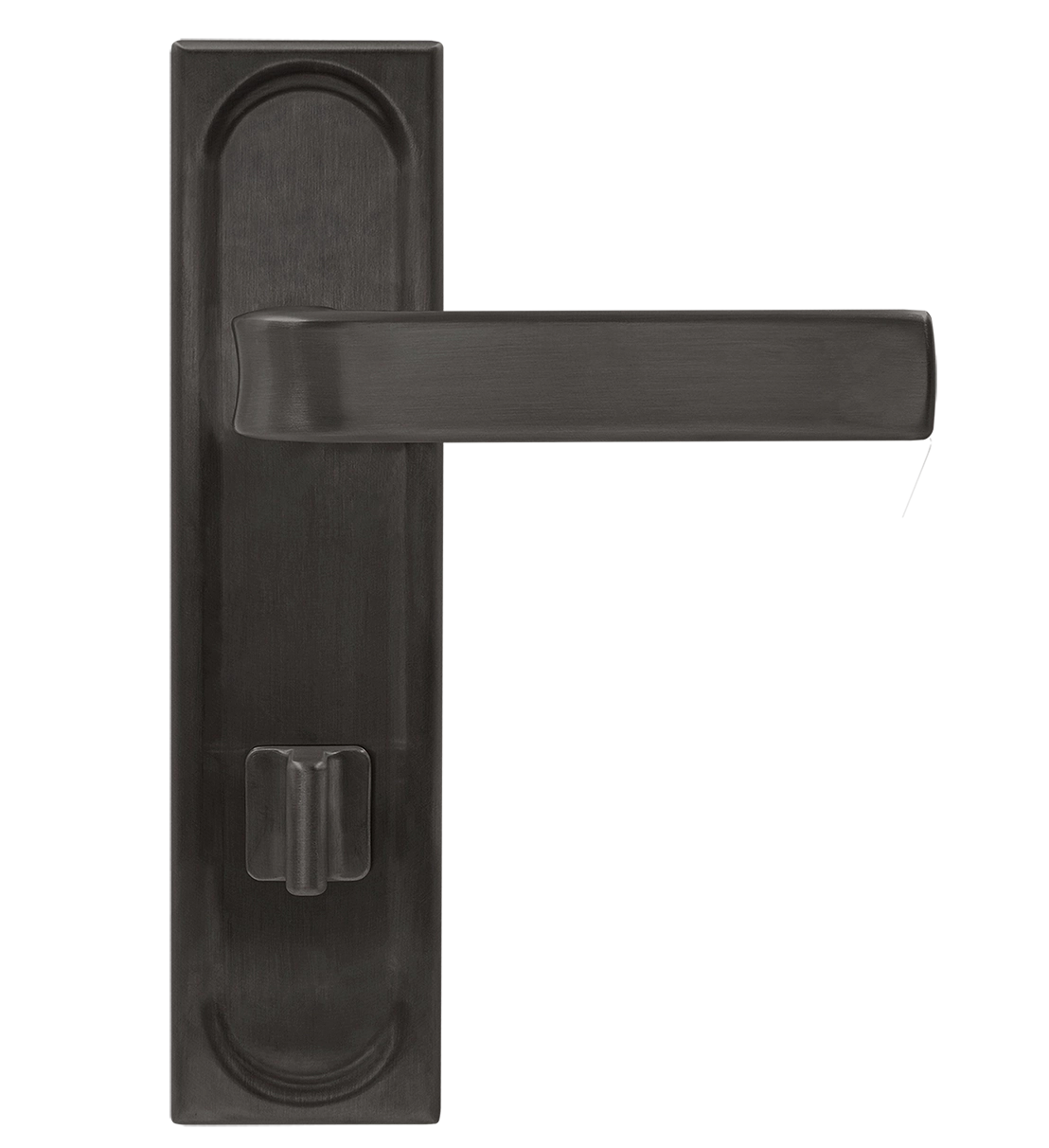 Ручка дверная THE BUS STATION PLS WC SST на планке под сантехническую завертку, цвет Летняя гроза/Summer Storm фото купить в Ставрополе