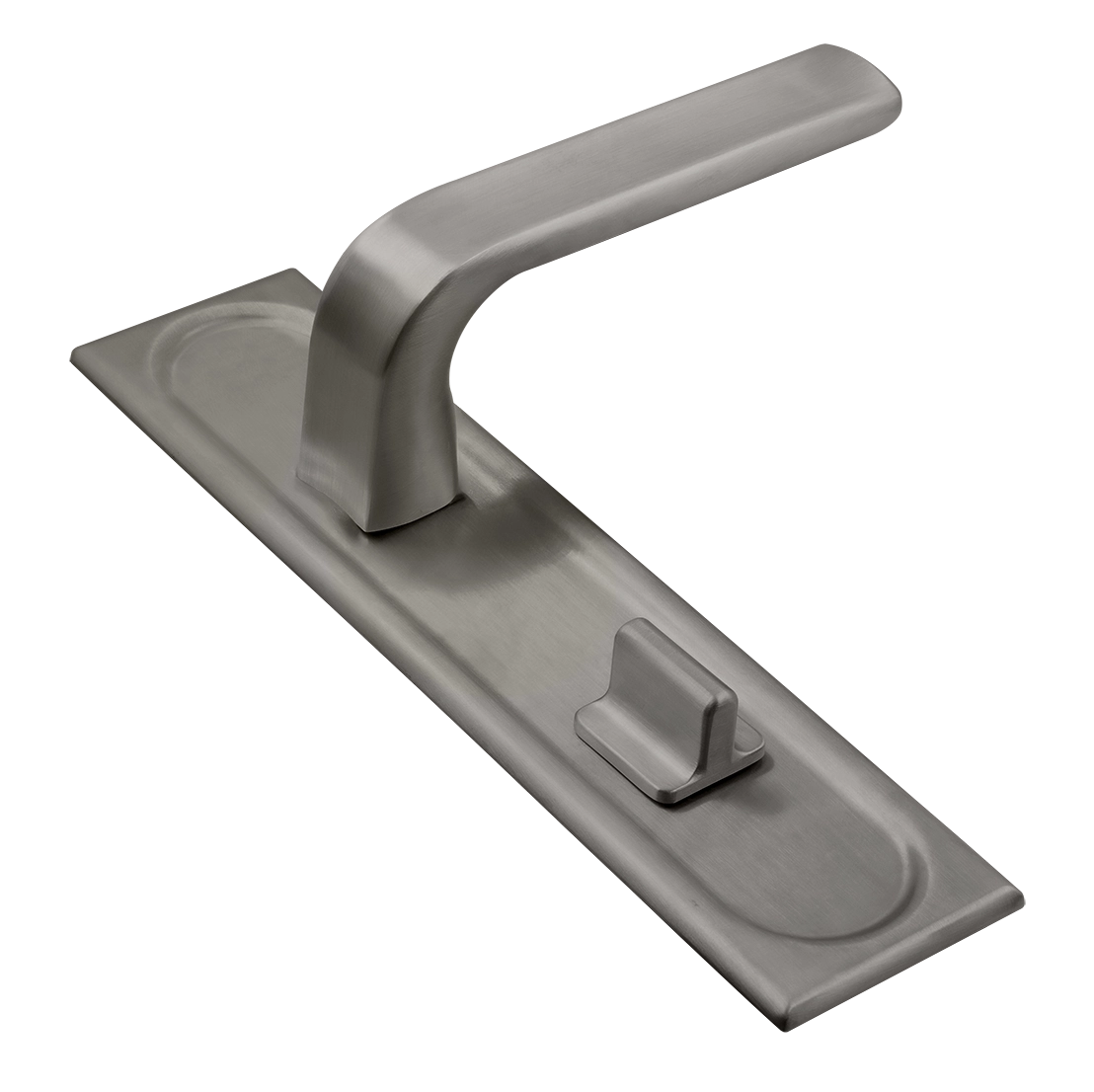 Ручка дверная THE BUS STATION PLS WC WF на планке под сантехническую завертку, цвет Зимняя стужа/Winter Frost фото купить Ставрополь