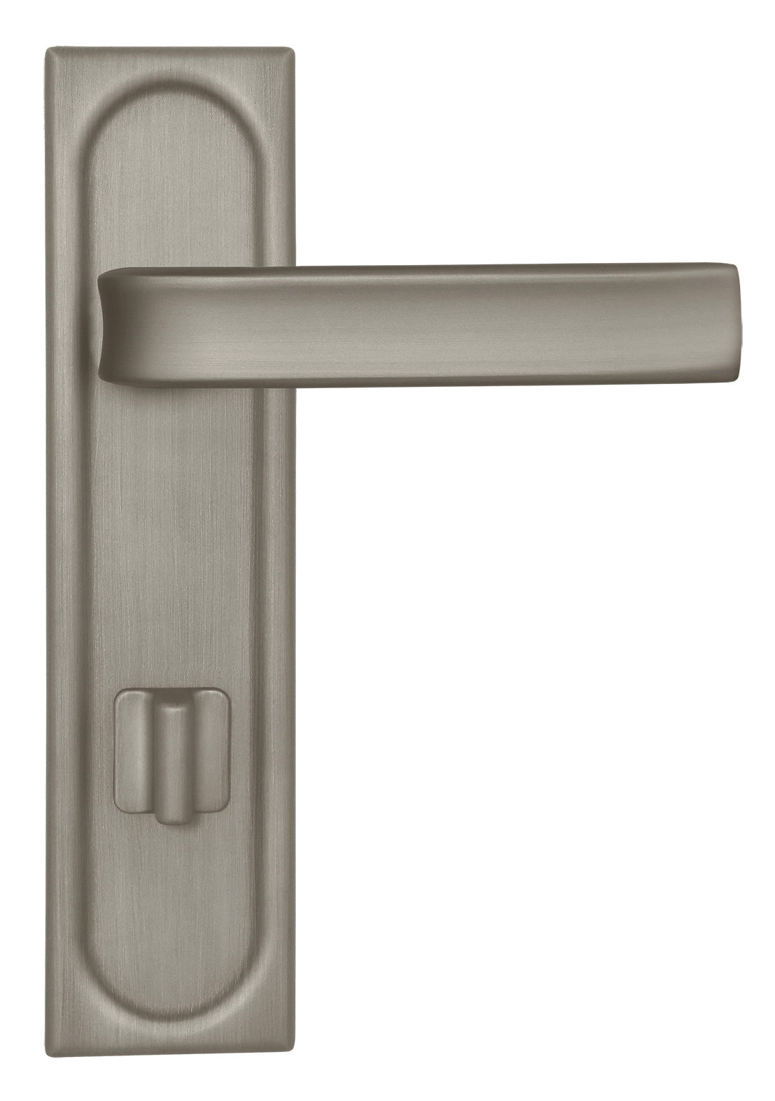 Ручка дверная THE BUS STATION PLS WC SMI на планке под сантехническую завертку, цвет Весенняя дымка/Spring Mist фото купить в Ставрополе