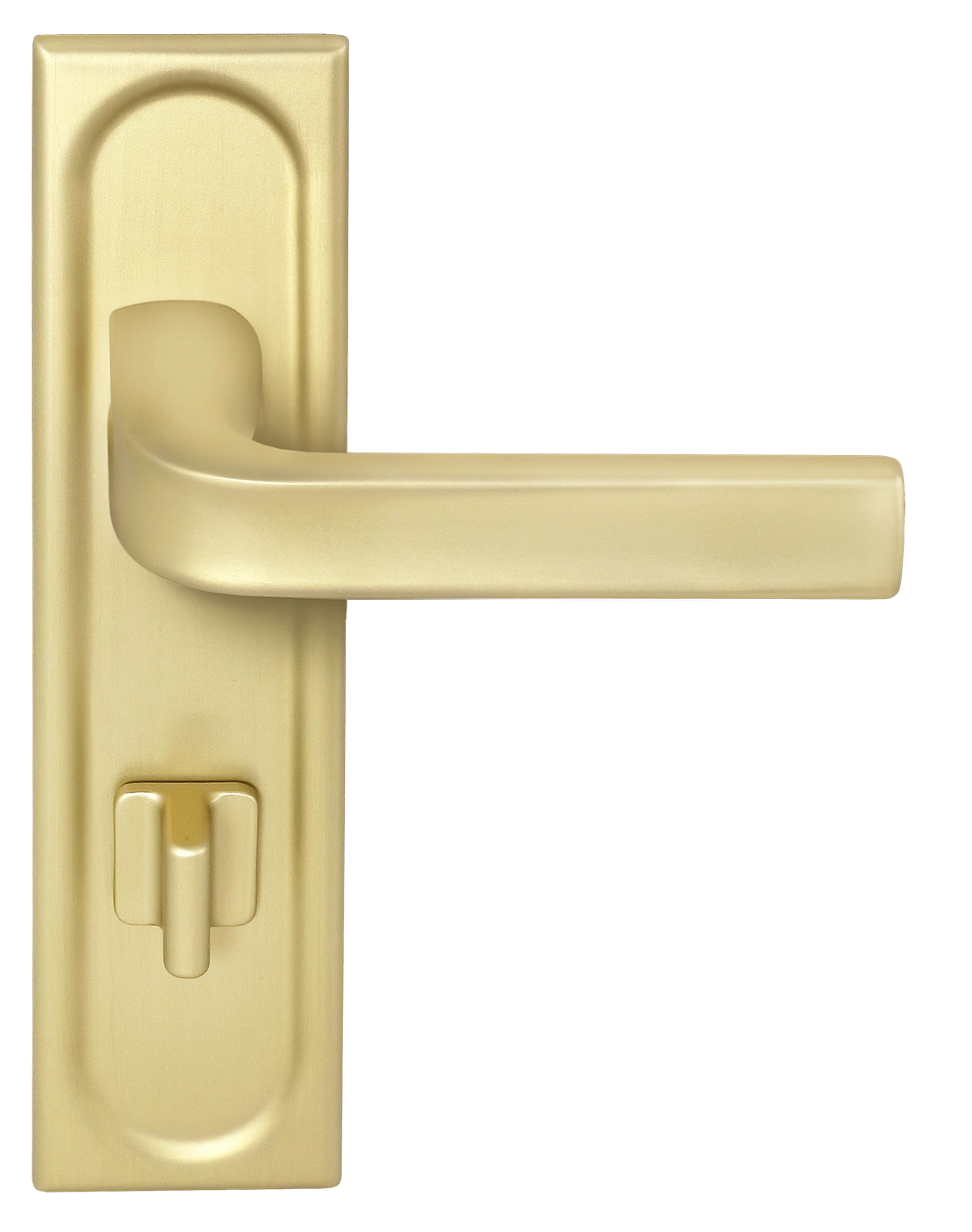 Ручка дверная THE BUS STATION PLS WC AH на планке под сантехническую завертку, цвет Осенний мёд/Autumn Honey фото фурнитура Ставрополь