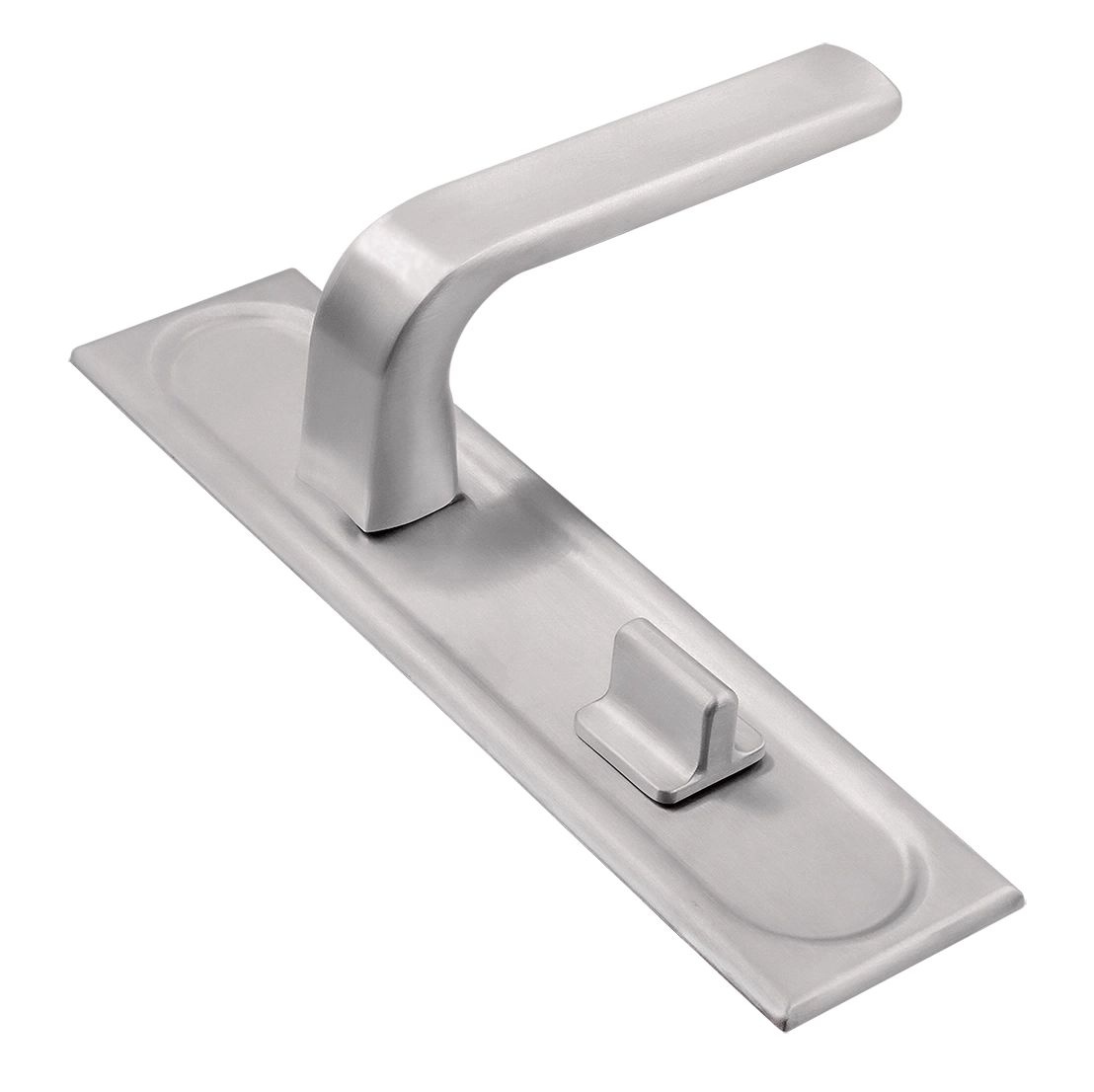 Ручка дверная THE BUS STATION PLS WC SSW на планке под сантехническую завертку, цвет Стокгольмский снегопад/Stockholm Snowfall фото купить Ставрополь