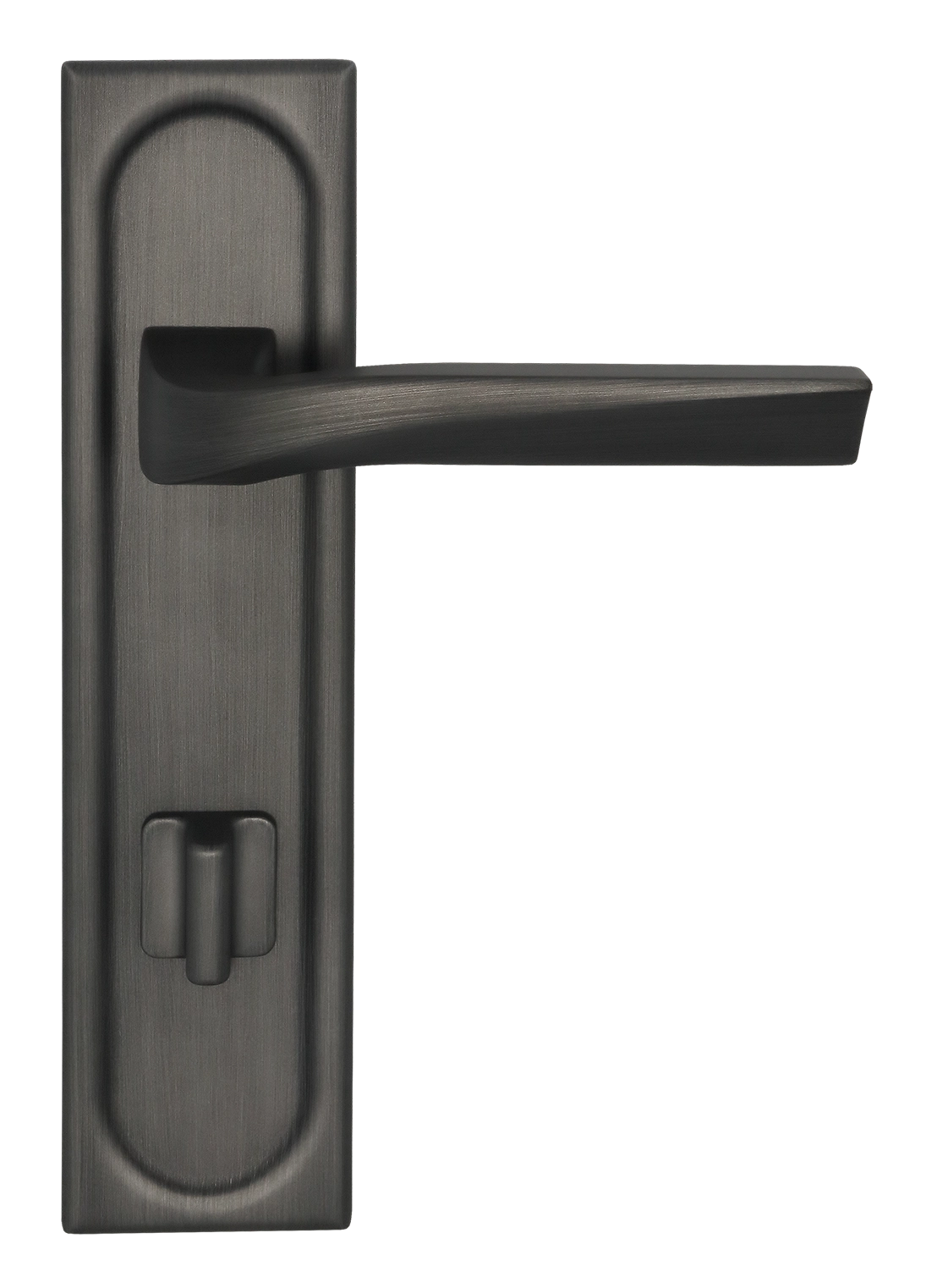 Ручка дверная WD CONCERT HALL PLS WC SST на планке под сантехническую завертку, цвет Летняя гроза/Summer Storm фото фурнитура Ставрополь