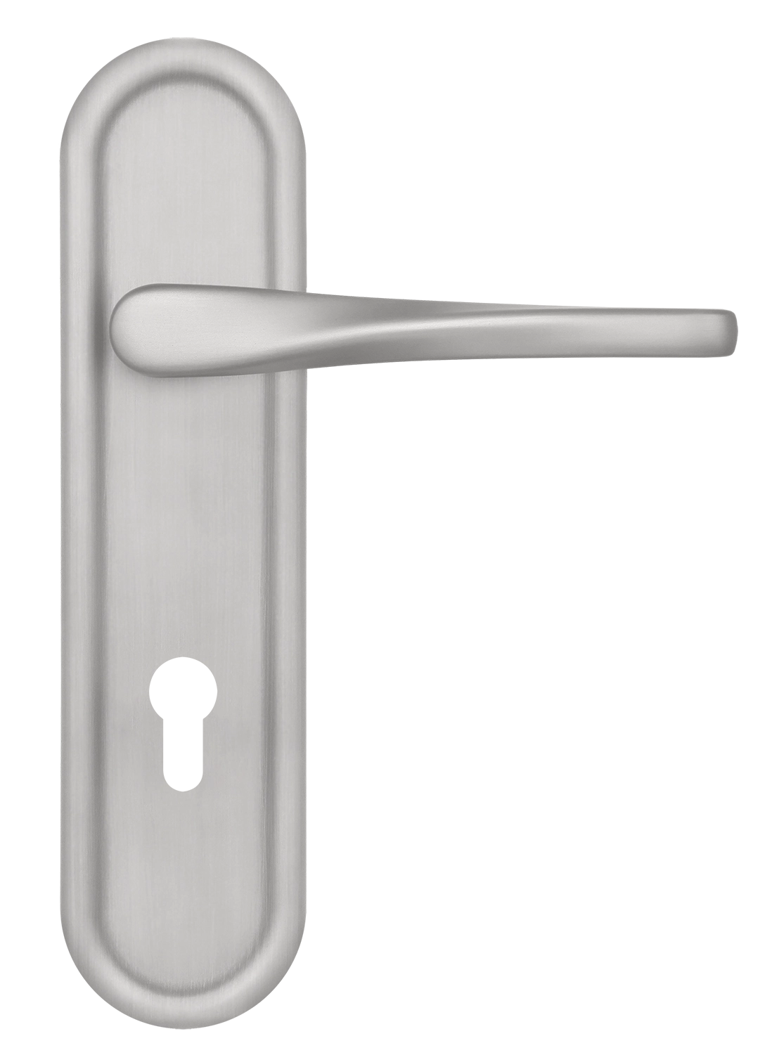 Ручка дверная THE OLYMPICS PLR KH SSW на планке под ключевой цилиндр, цвет Стокгольмский снегопад/Stockholm Snowfall фото купить Ставрополь