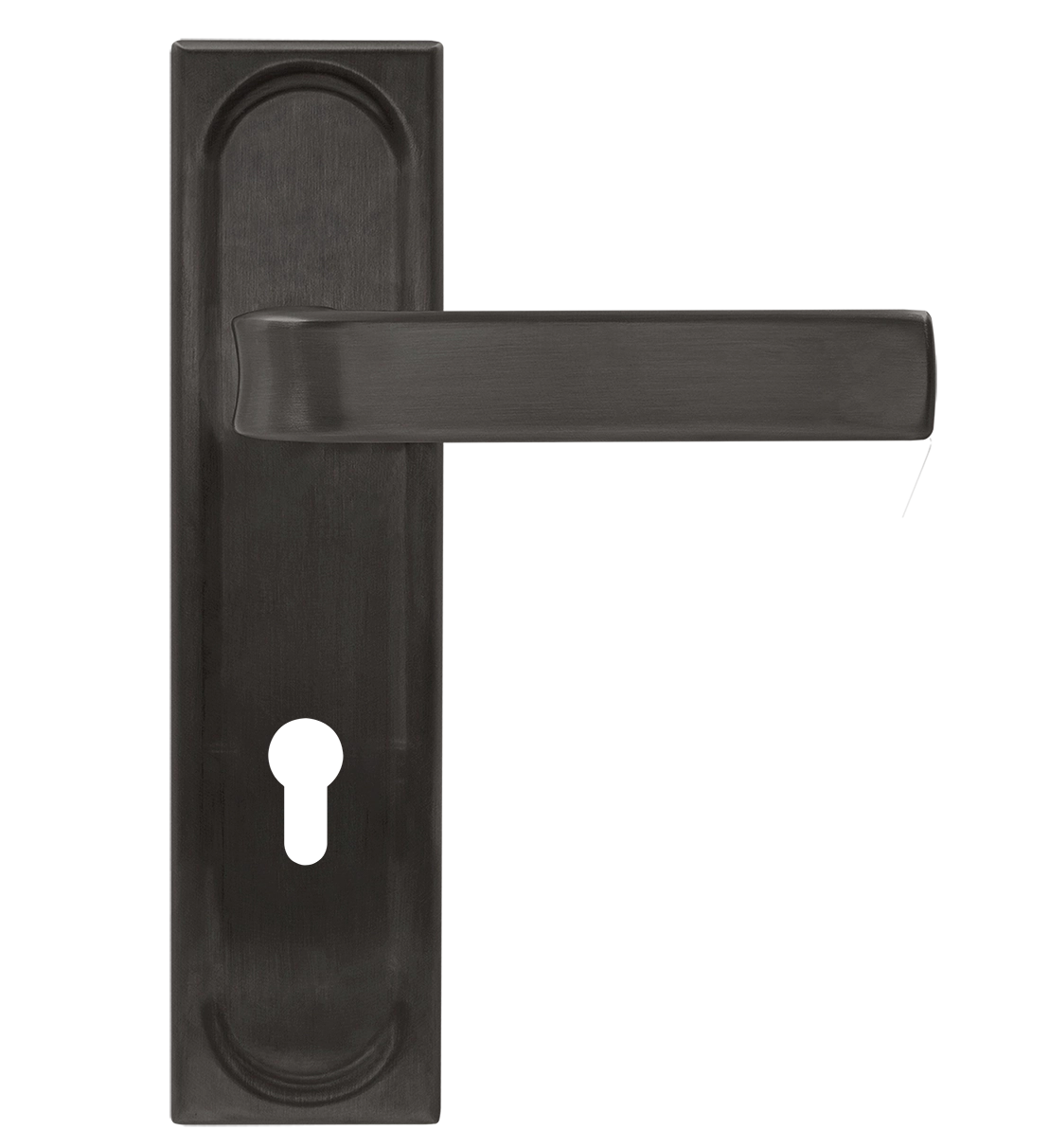 Ручка дверная THE BUS STATION PLS KH SST на планке под ключевой цилиндр, цвет Летняя гроза/Summer Storm фото купить Ставрополь