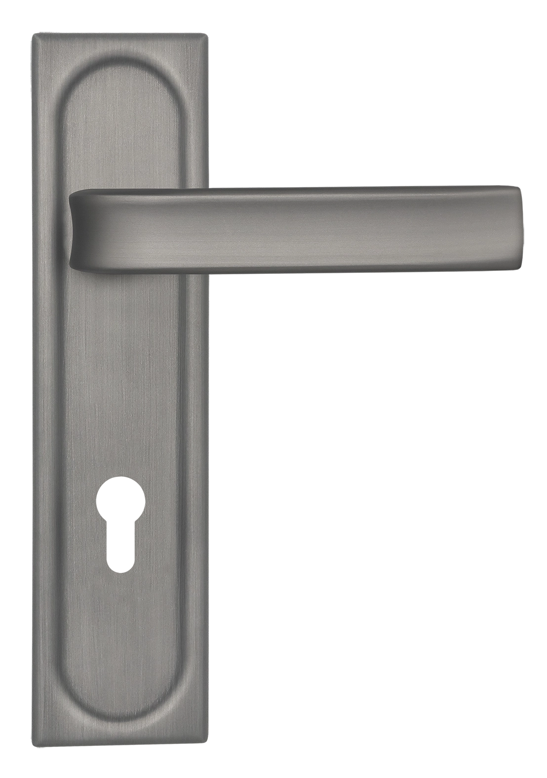 Ручка дверная THE BUS STATION PLS KH WF на планке под ключевой цилиндр, цвет Зимняя стужа/Winter Frost фото купить Ставрополь